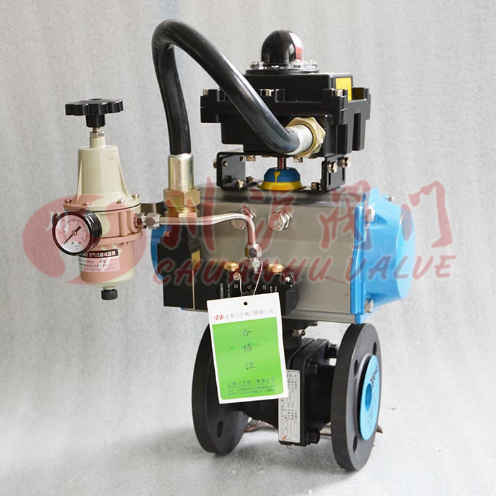 氣動球閥實(shí)物圖