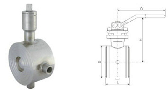 電動對夾保溫球閥圖紙