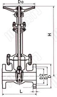 DZ40Y _低溫閘閥結構圖_截止閥廠家