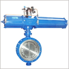 氣動(dòng)三偏心法蘭蝶閥