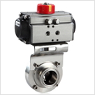 氣動(dòng)衛(wèi)生級(jí)蝶閥