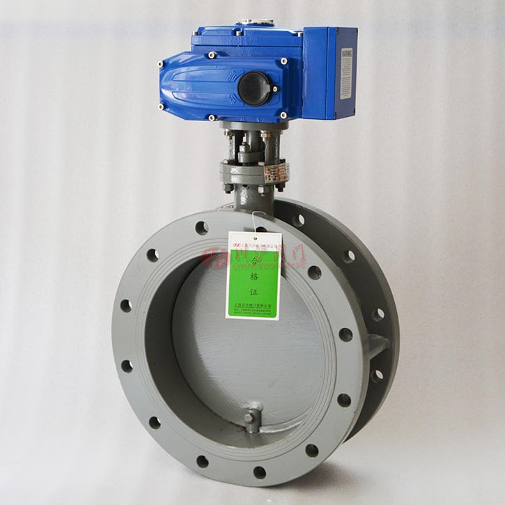 大口徑電動通風(fēng)蝶閥實物圖