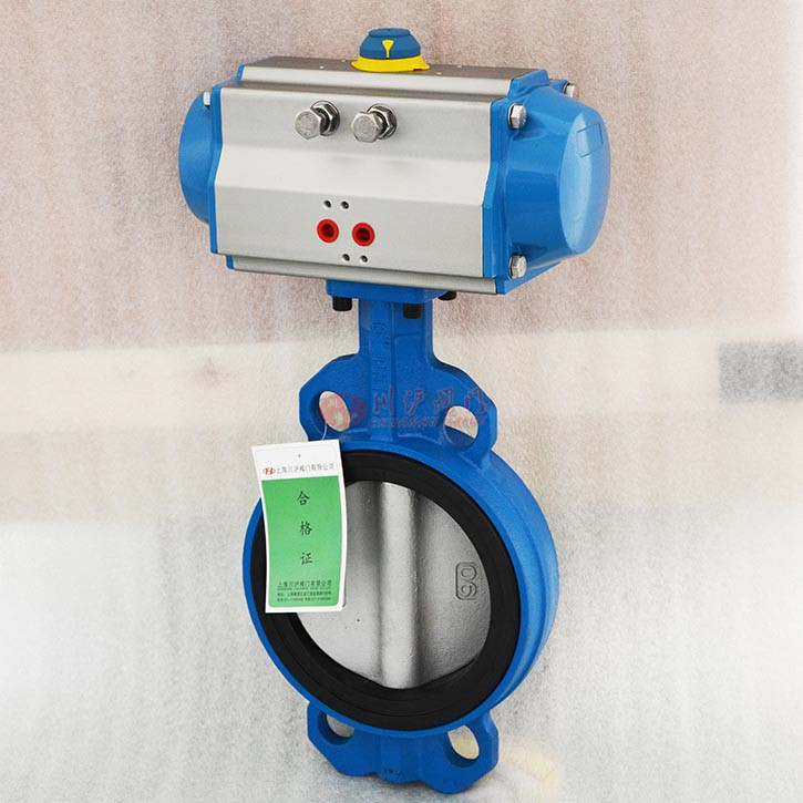 氣動(dòng)橡膠密封蝶閥實(shí)物圖