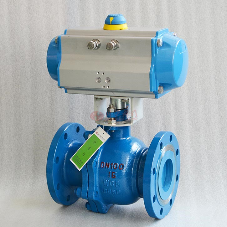 氣動法蘭球閥實(shí)物圖